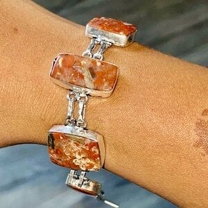 Red Jasper Bracelet 7“- 8 1/2”